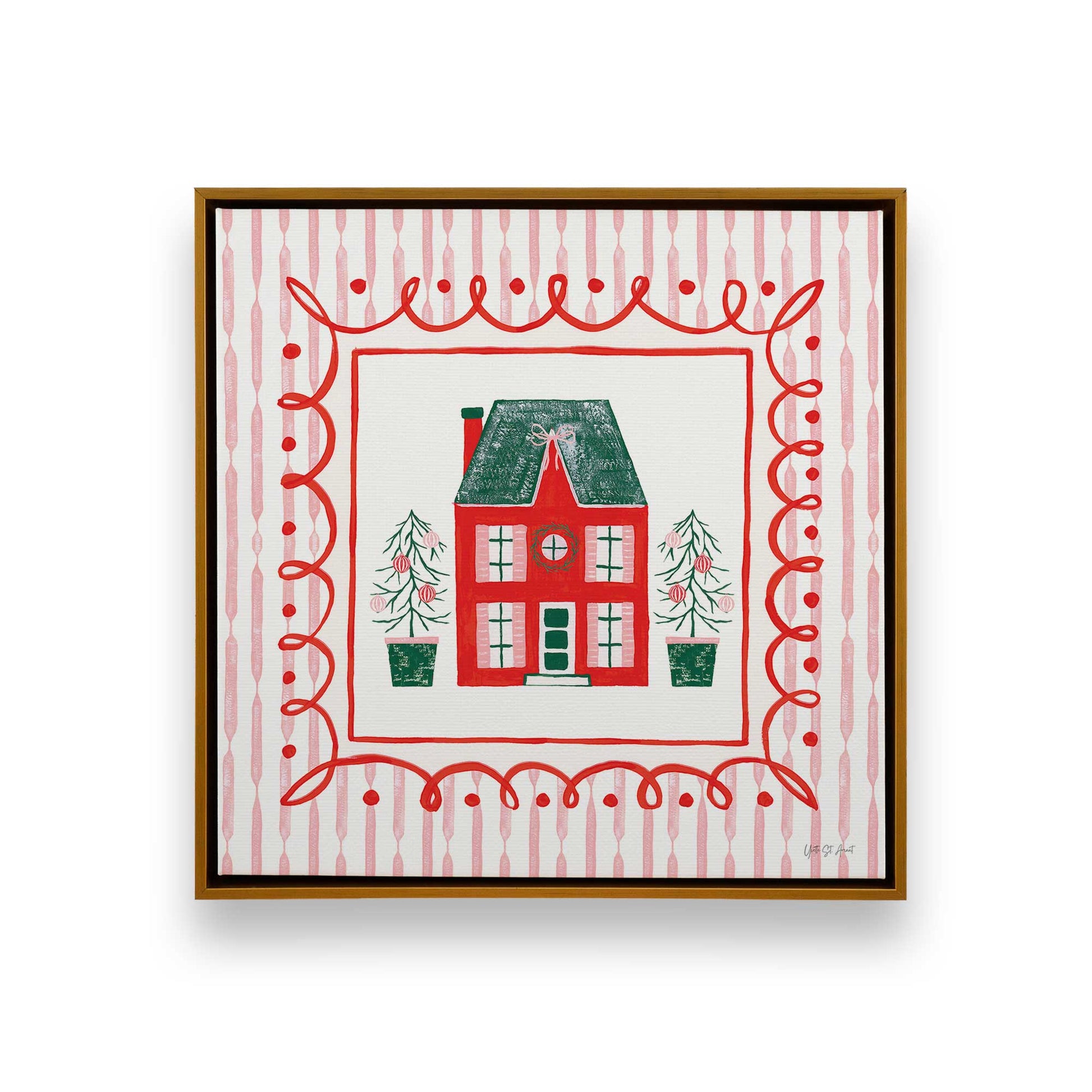 [Color:Polished Gold], Picture of art in a Polished Gold frame