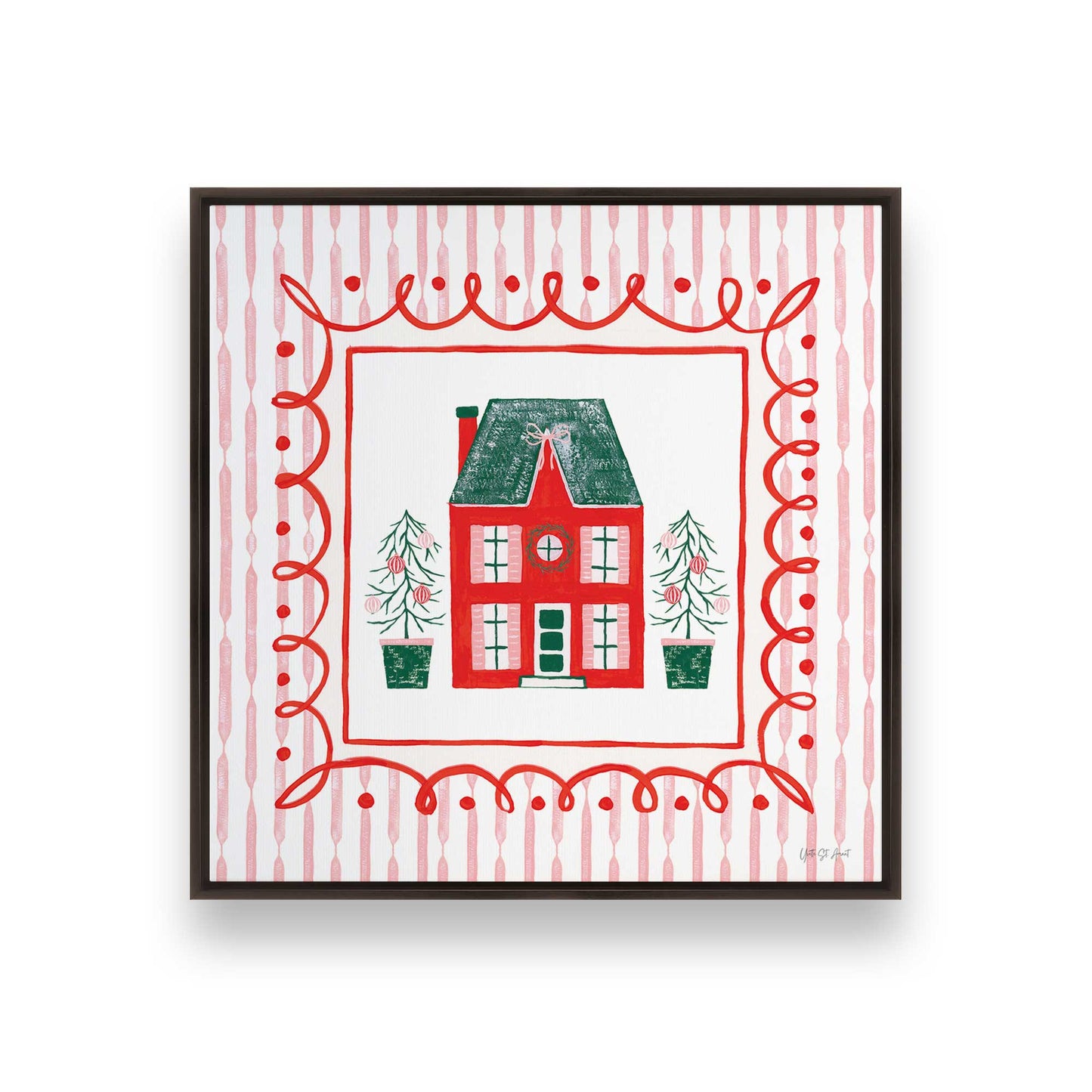 [Color:Espresso], Picture of art in a Espresso frame