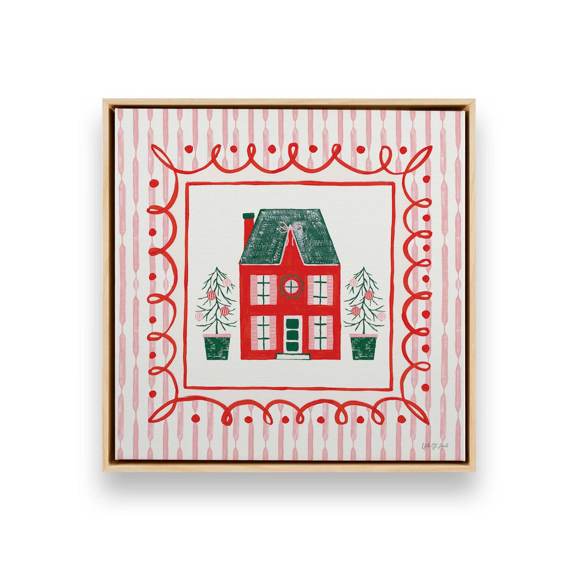 [Color:American Maple], Picture of art in a American Maple frame