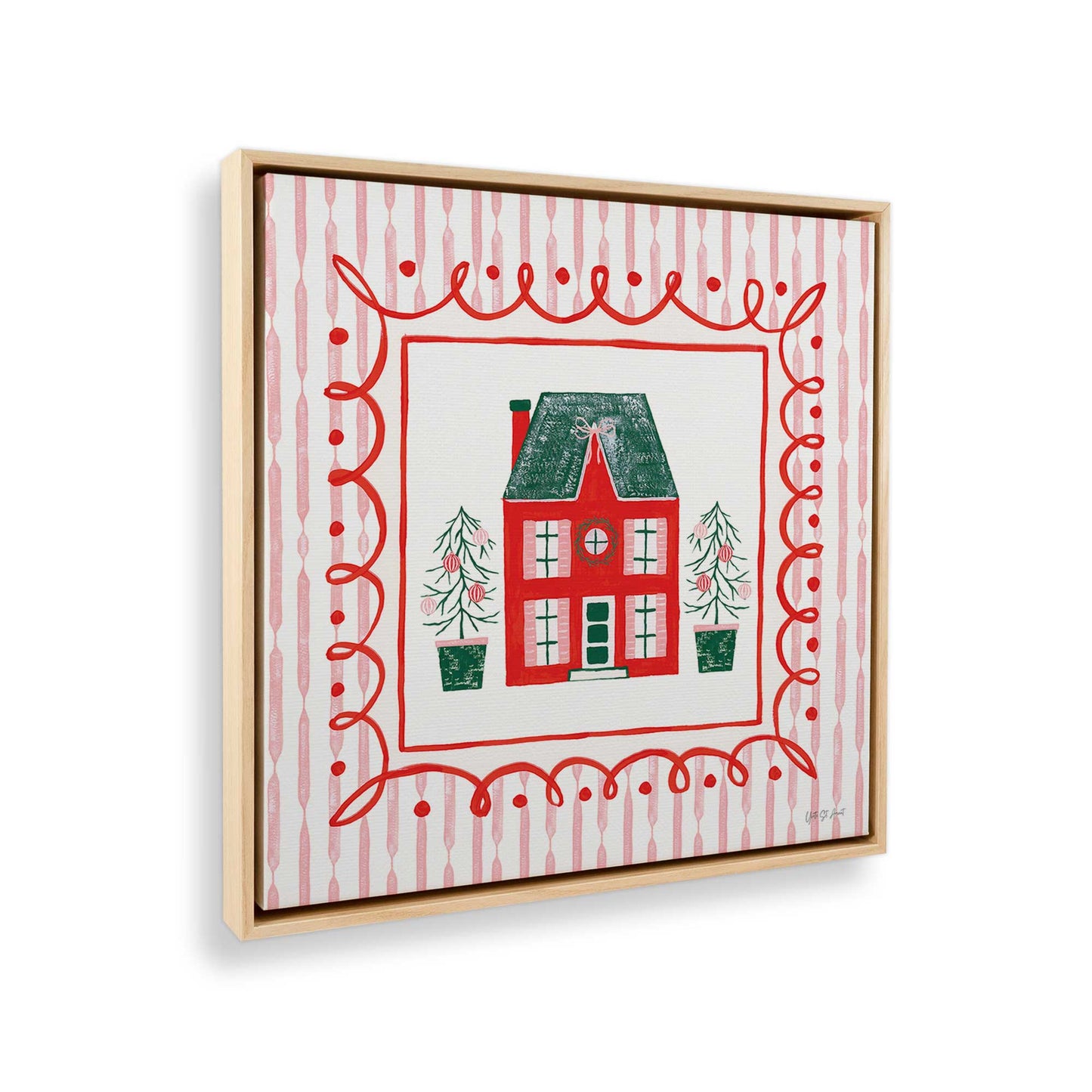 [Color:American Maple], Picture of the corner of the art