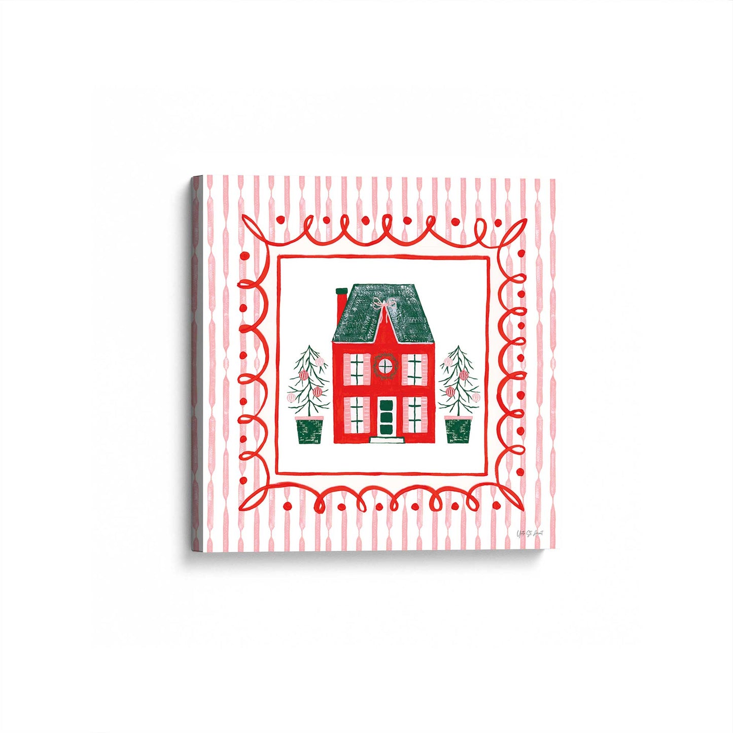 [Color:Stretched Canvas], Picture of art at an angle