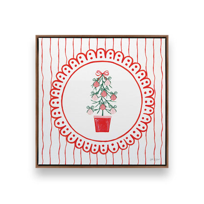 [Color:Walnut], Picture of art in a Walnut frame