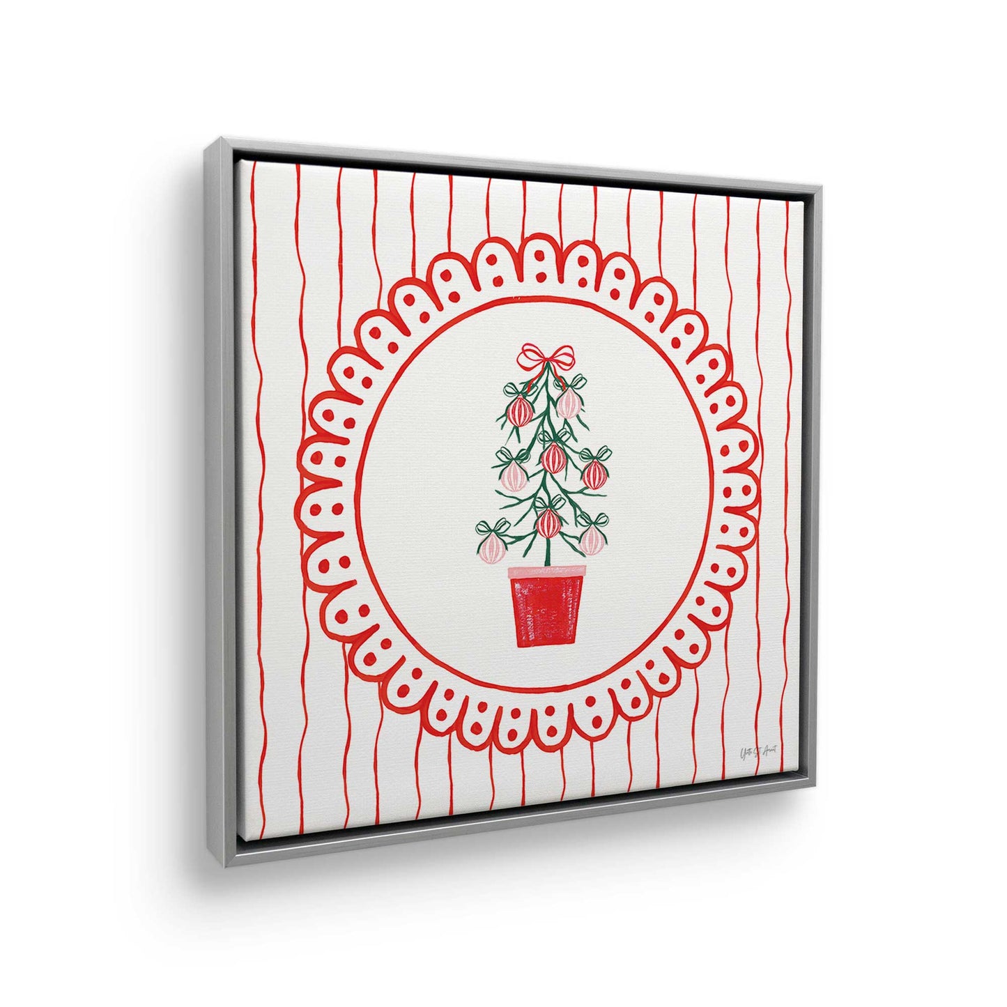 [Color:Polished Chrome], Picture of the corner of the art