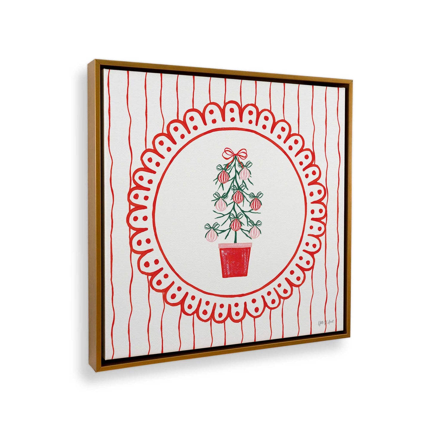 [Color:Polished Gold], Picture of the corner of the art