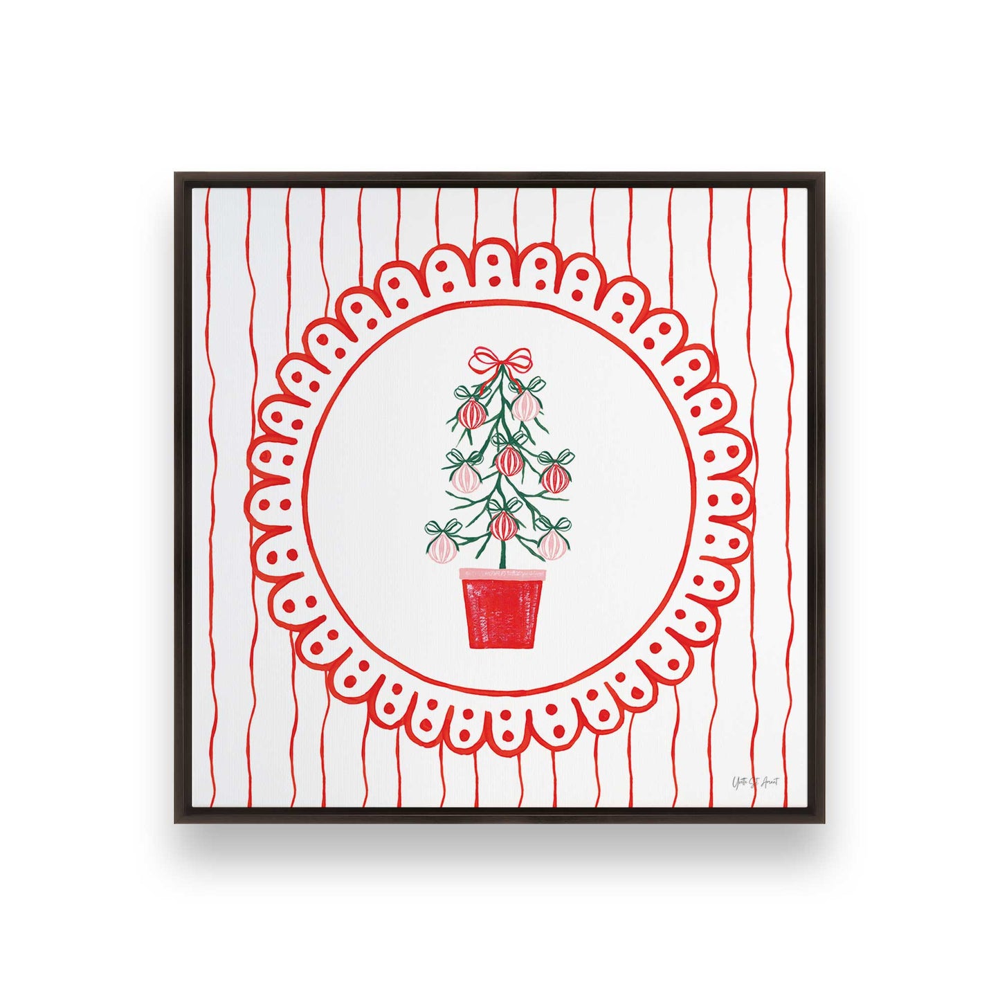 [Color:Espresso], Picture of art in a Espresso frame