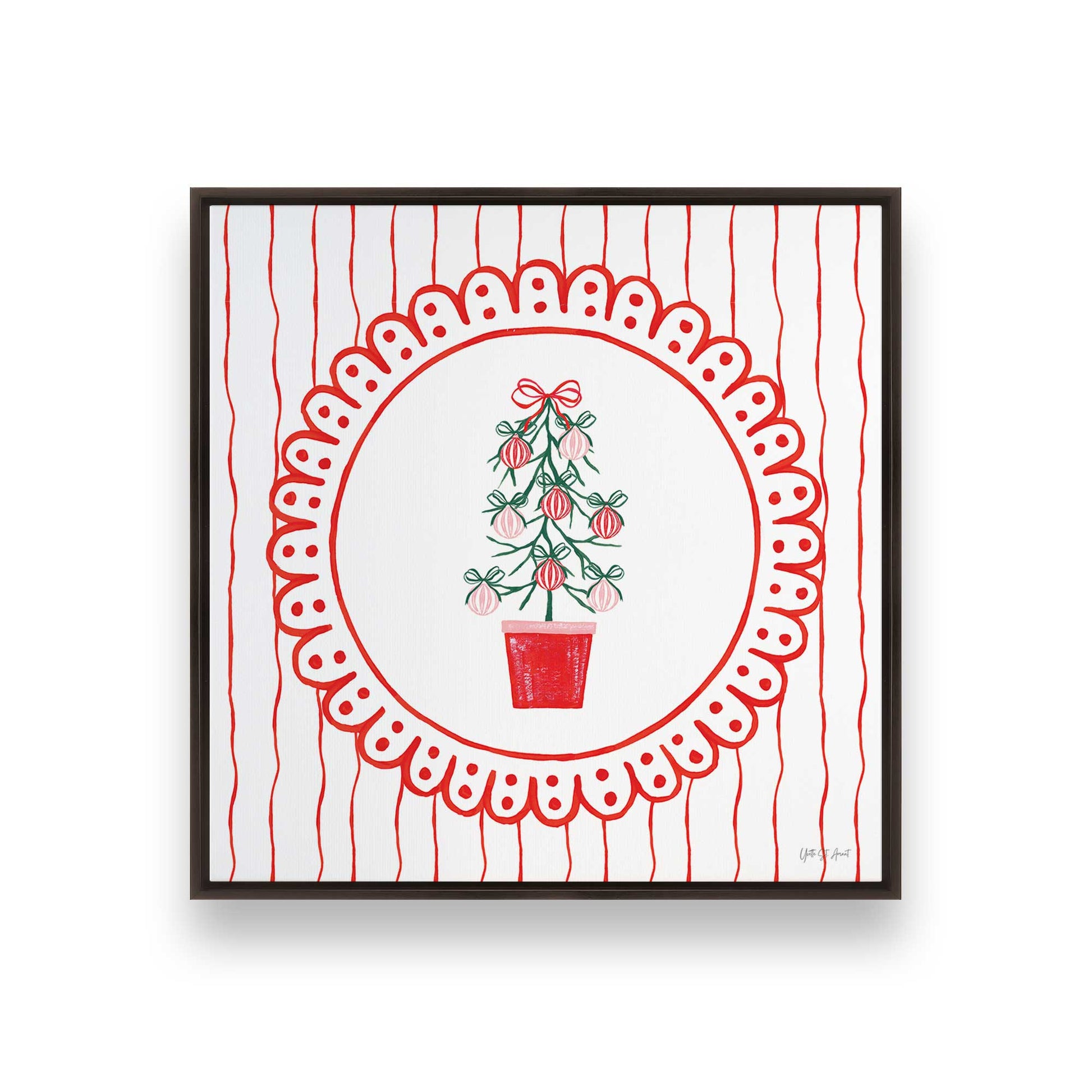 [Color:Espresso], Picture of art in an Espresso frame