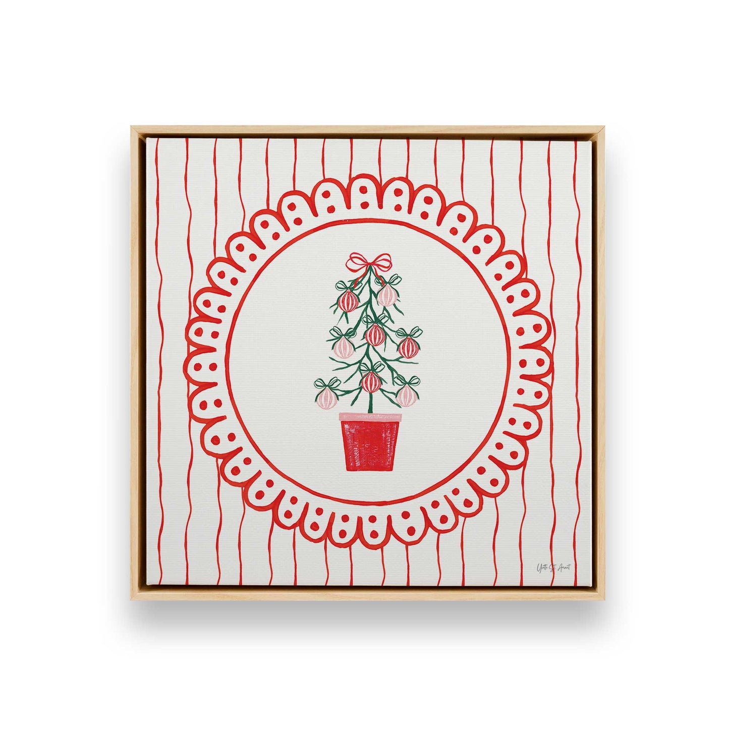 [Color:American Maple], Picture of art in an American Maple frame