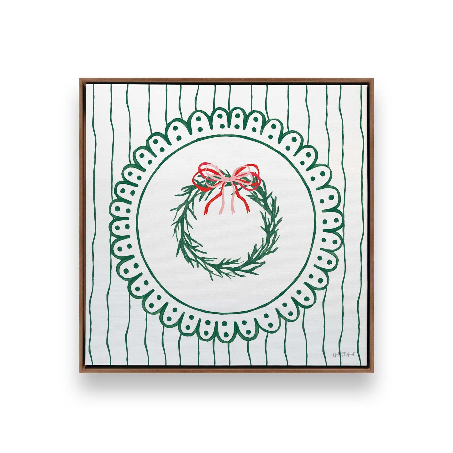 [Color:Walnut], Picture of art in a Walnut frame