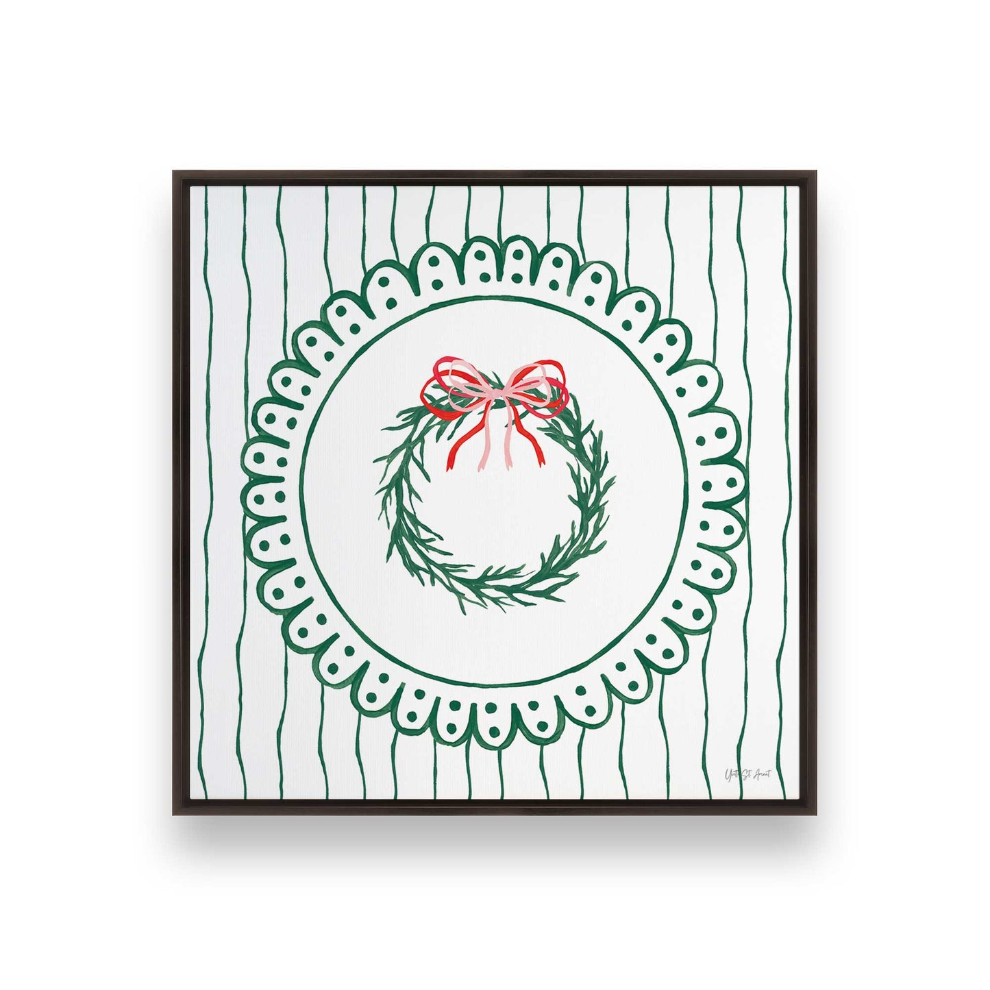 [Color:Espresso], Picture of art in an Espresso frame