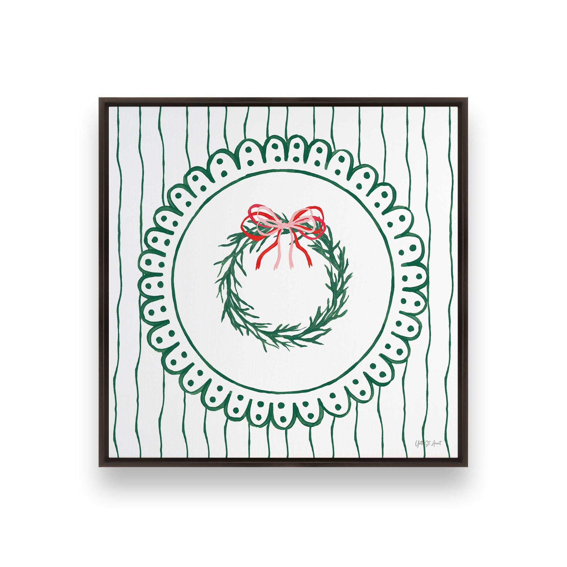 [Color:Espresso], Picture of art in an Espresso frame