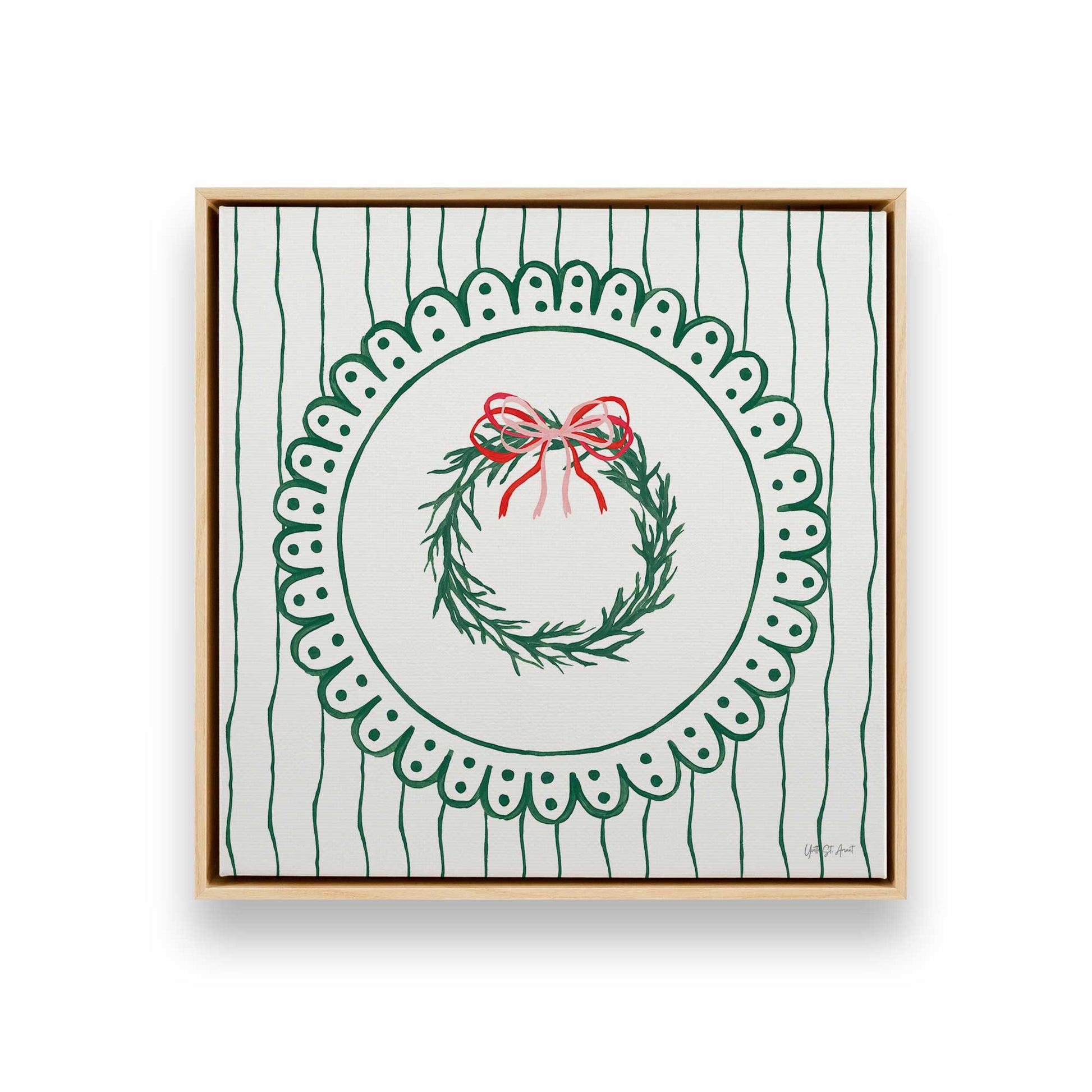 [Color:American Maple], Picture of art in an American Maple frame