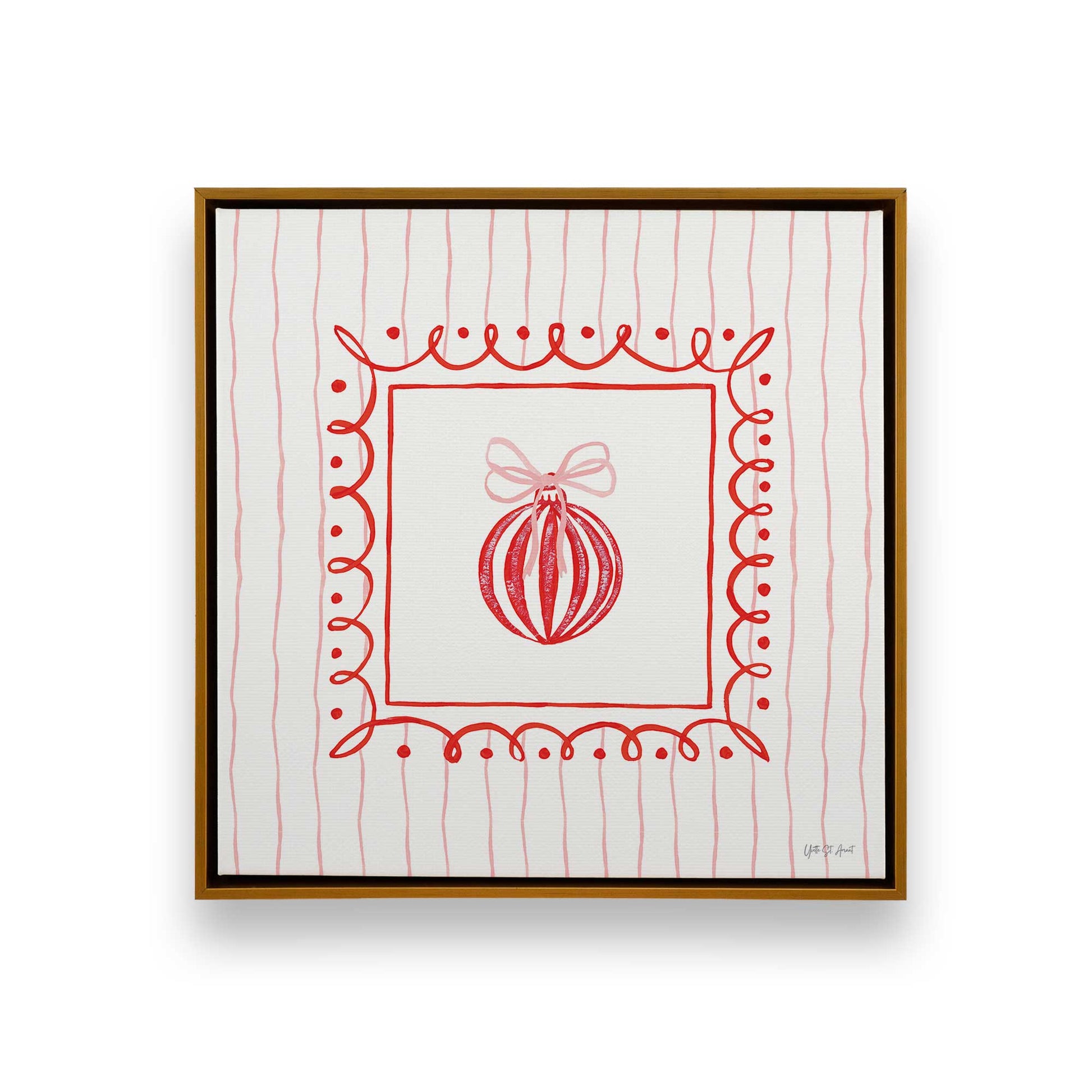 [Color:Polished Gold], Picture of art in a Polished Gold frame