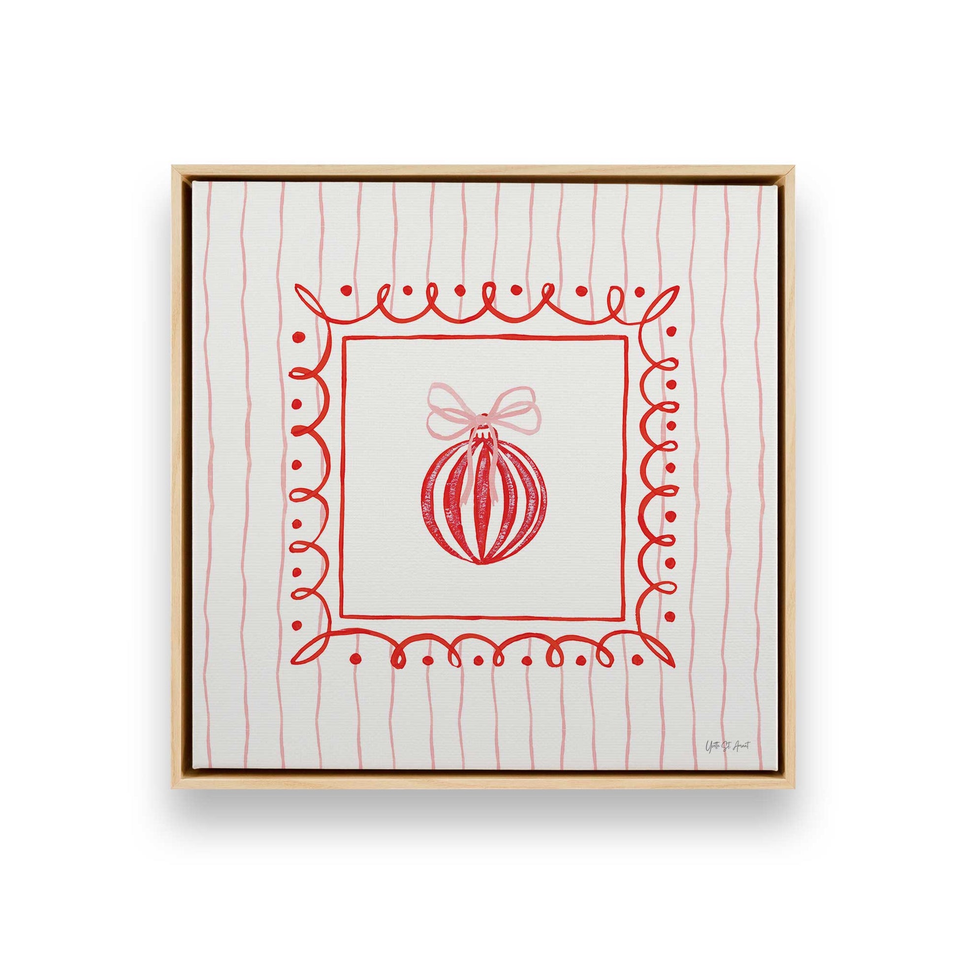 [Color:American Maple], Picture of art in a American Maple frame