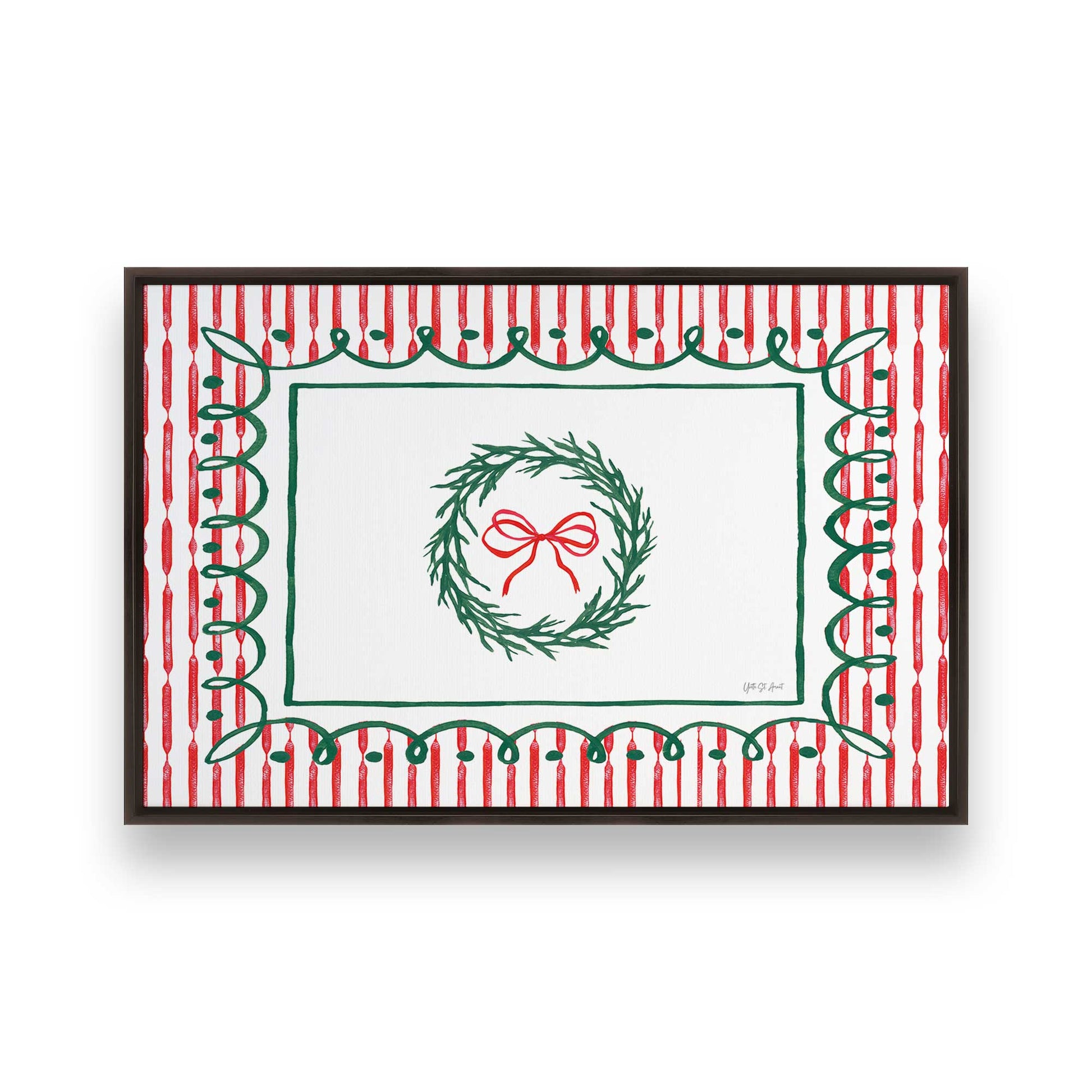 [Color:Espresso], Picture of art in a Espresso frame