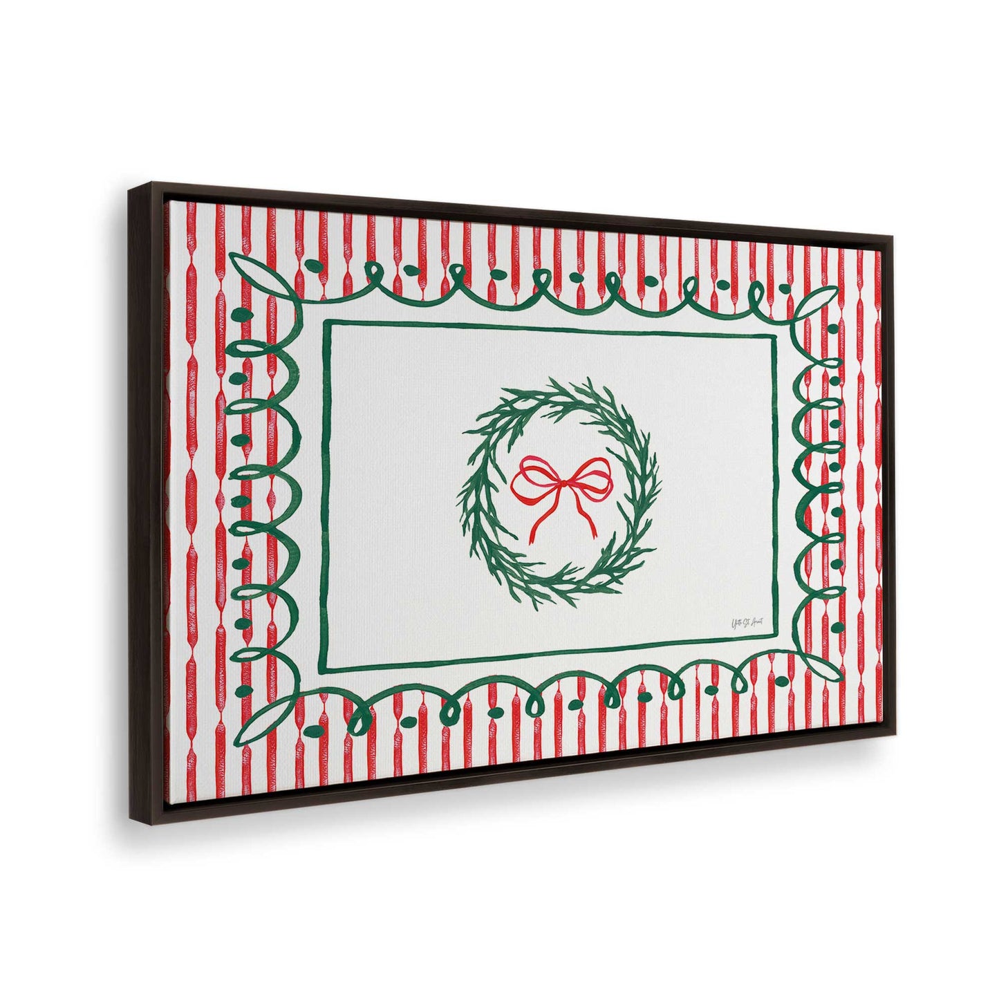 [Color:Espresso], Picture of the corner of the art