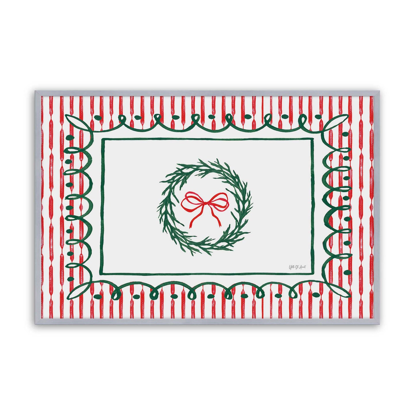 [Color:Polished Chrome], Picture of art in a Polished Chrome frame