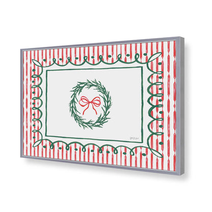 [Color:Polished Chrome], Picture of art in a Polished Chrome frame of the corner