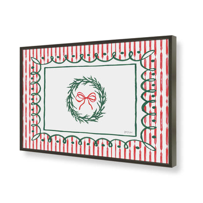 [Color:Satin Black], Picture of art in a Satin Black frame of the corner