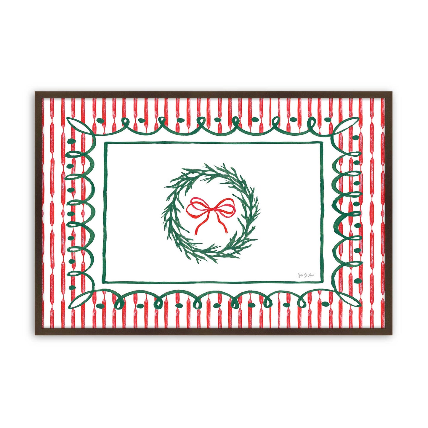 [Color:Belvinder Brown], Picture of art in a Belvinder Brown frame