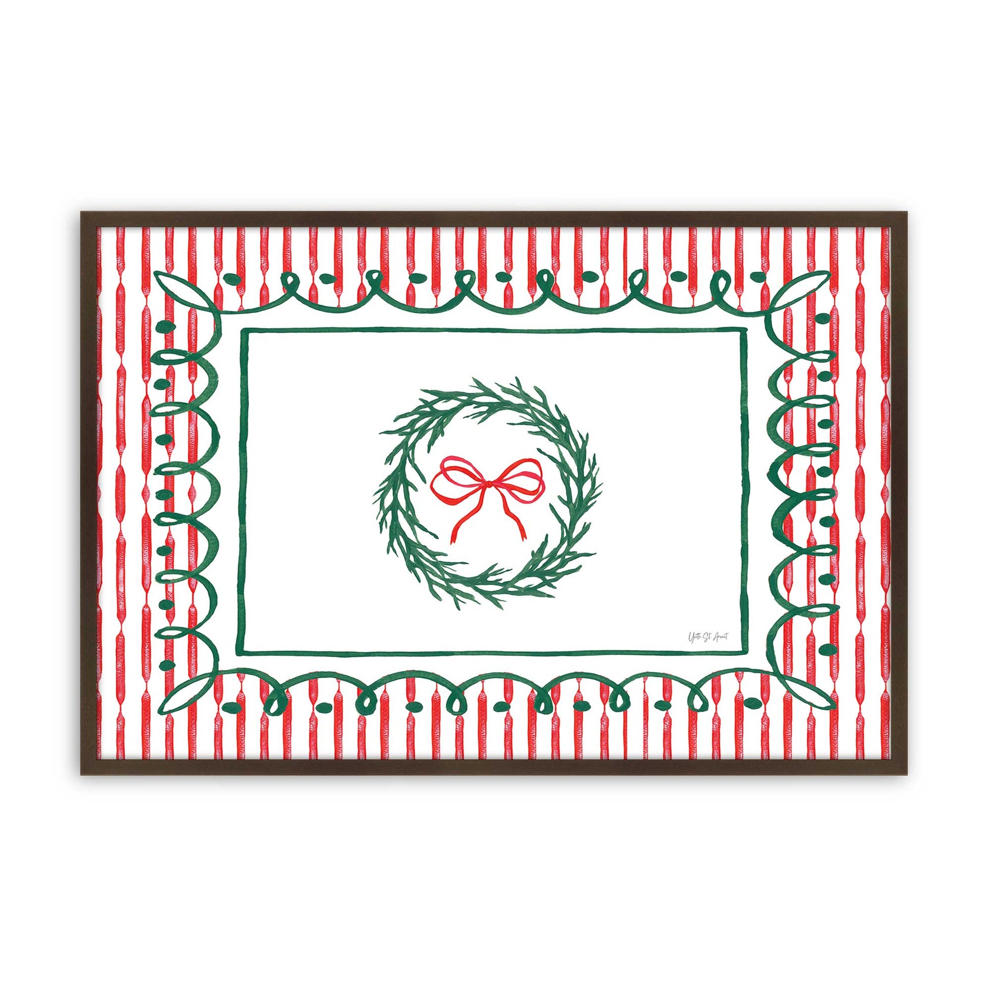 [Color:Belvinder Brown], Picture of art in a Belvinder Brown frame