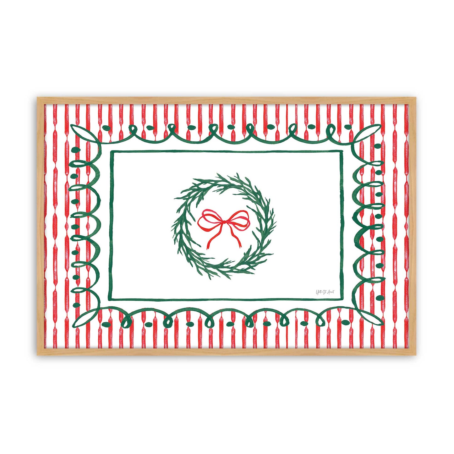 [Color:American Maple], Picture of art in a American Maple frame