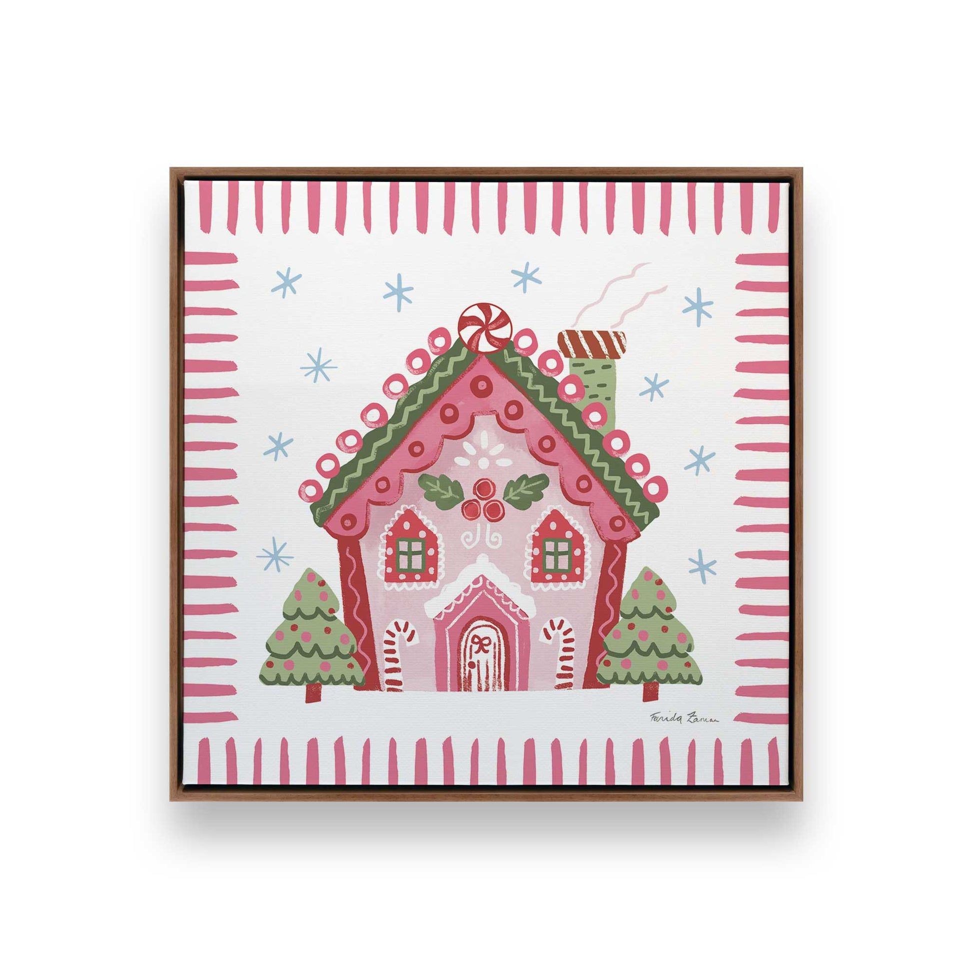 [Color:Walnut], Picture of art in a Walnut frame