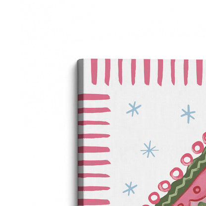 [Color:Stretched Canvas], Picture of the corner of the art