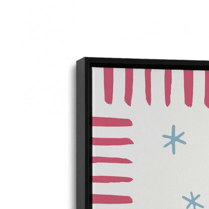 [Color:Satin Black], Picture of art in a Satin Black frame at an angle