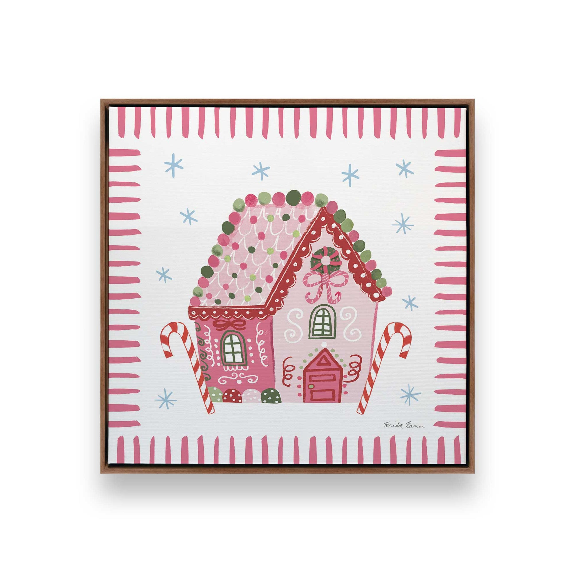 [Color:Walnut], Picture of art in a Walnut frame