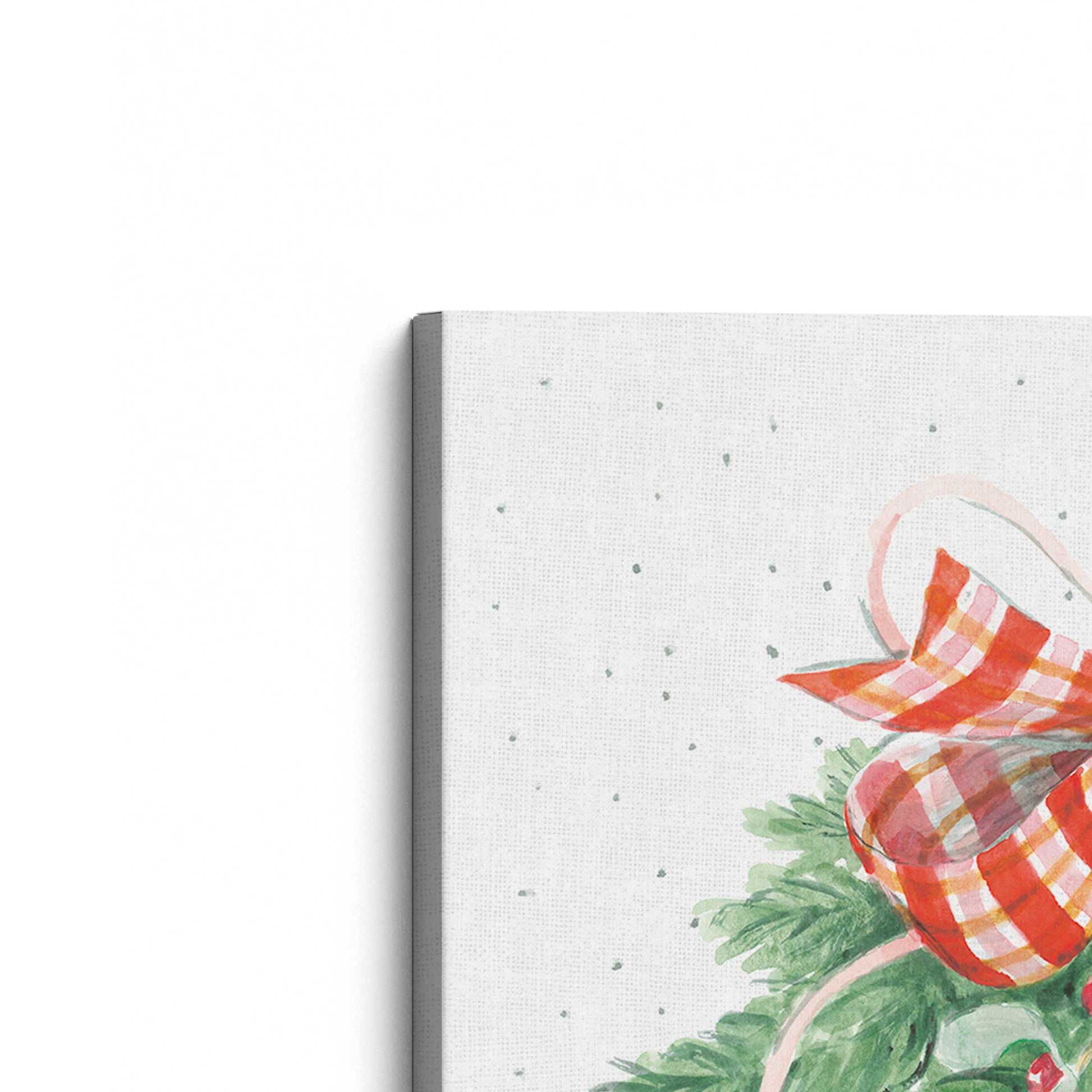 [Color:Stretched Canvas], Picture of the corner of the art