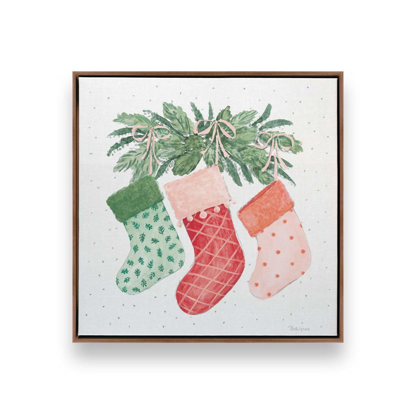 [Color:Walnut], Picture of art in a Walnut frame