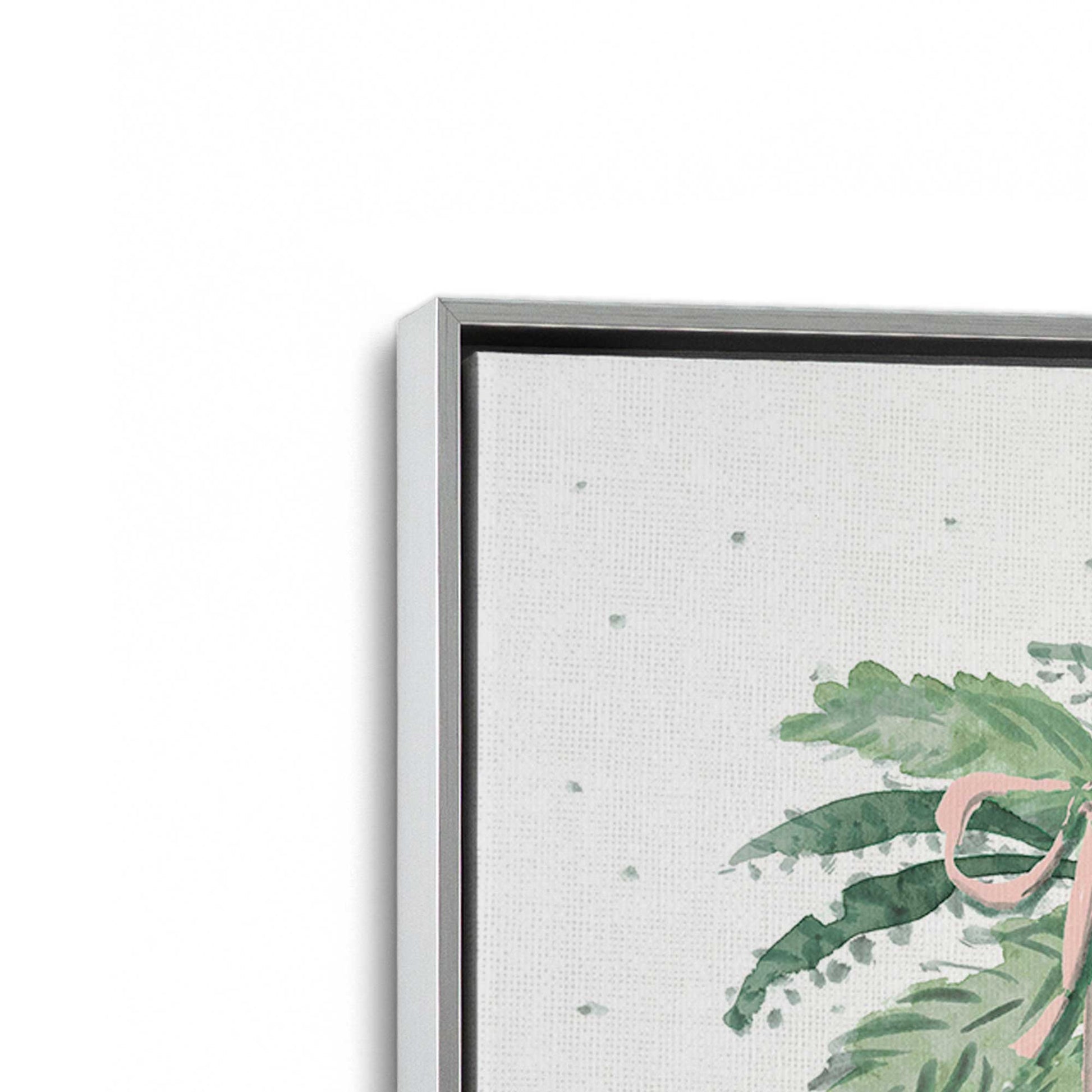 [Color:Polished Chrome], Picture of art in a Polished Chrome frame at an angle