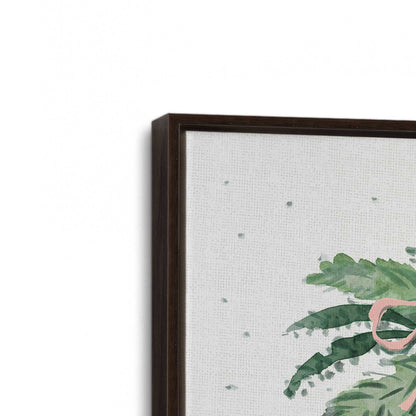 [Color:Espresso], Picture of art in a Espresso frame at an angle