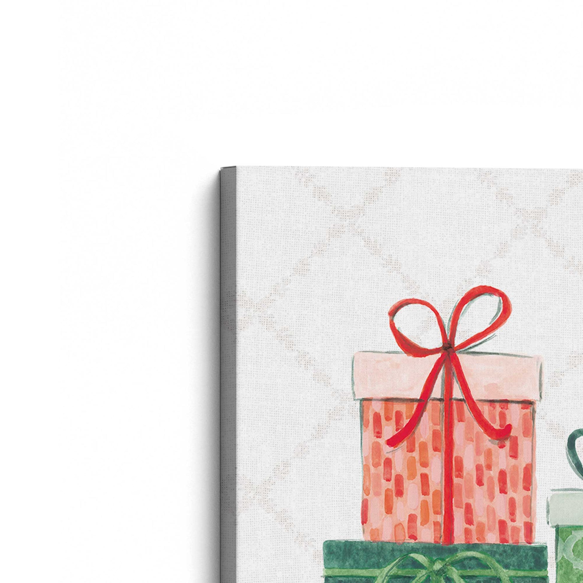 [Color:Stretched Canvas], Picture of the corner of the art