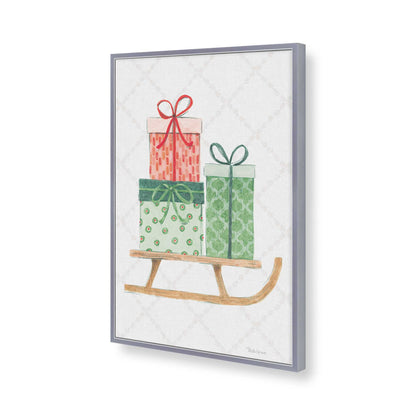 [Color:Polished Chrome], Picture of art in a Polished Chrome frame of the corner