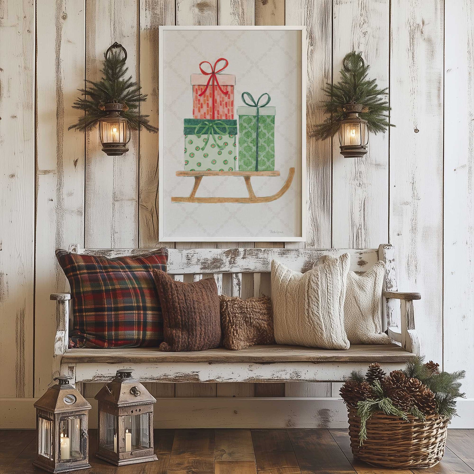 Picture of art in a room