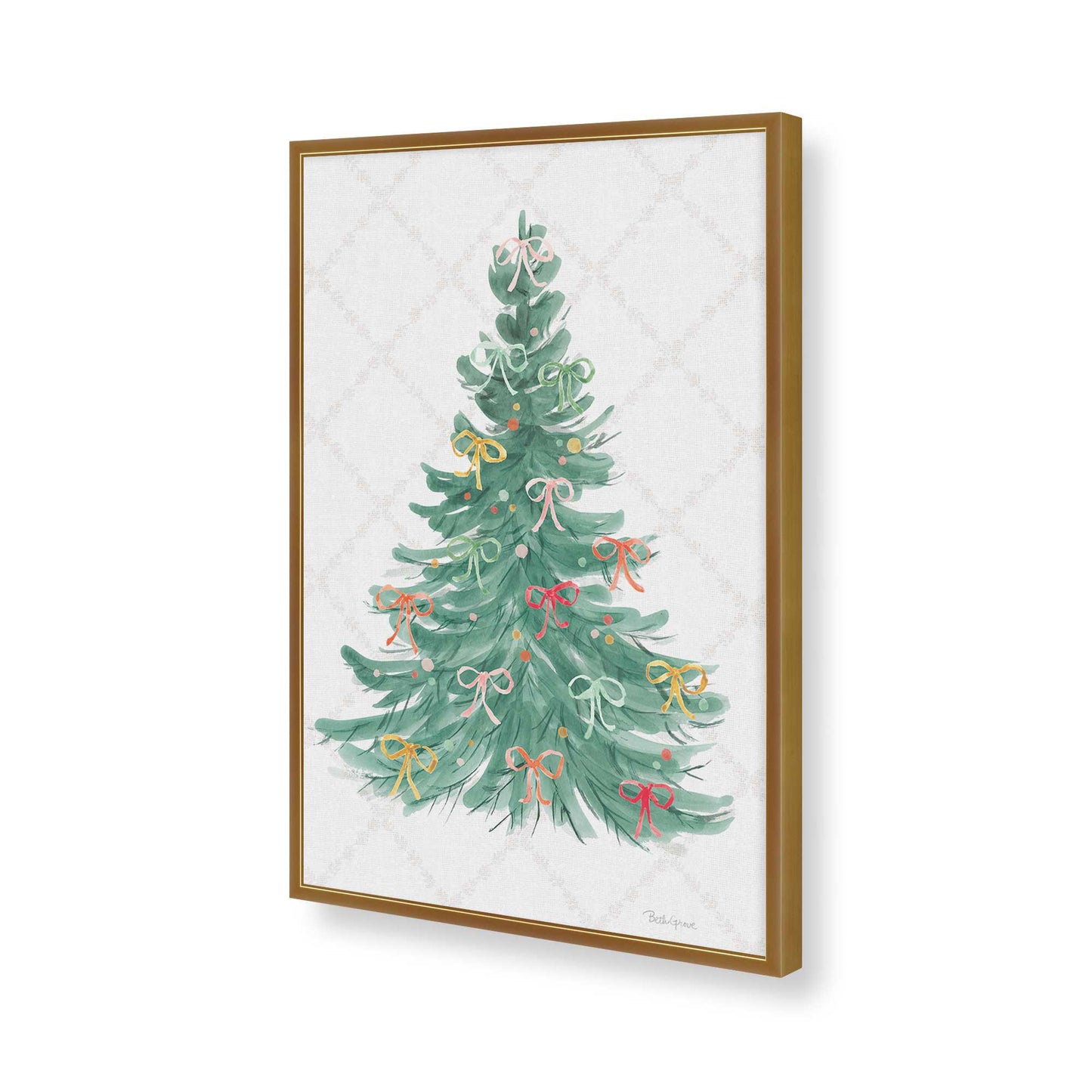 [Color:Polished Gold], Picture of art in a Polished Gold frame of the corner