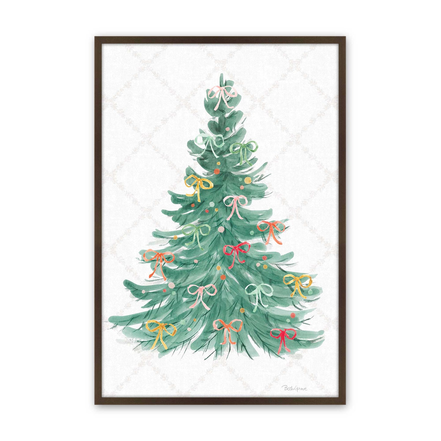 [Color:Brown], Picture of art in a Brown frame