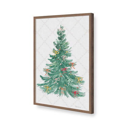 [Color:Walnut], Picture of art in a Walnut frame of the corner