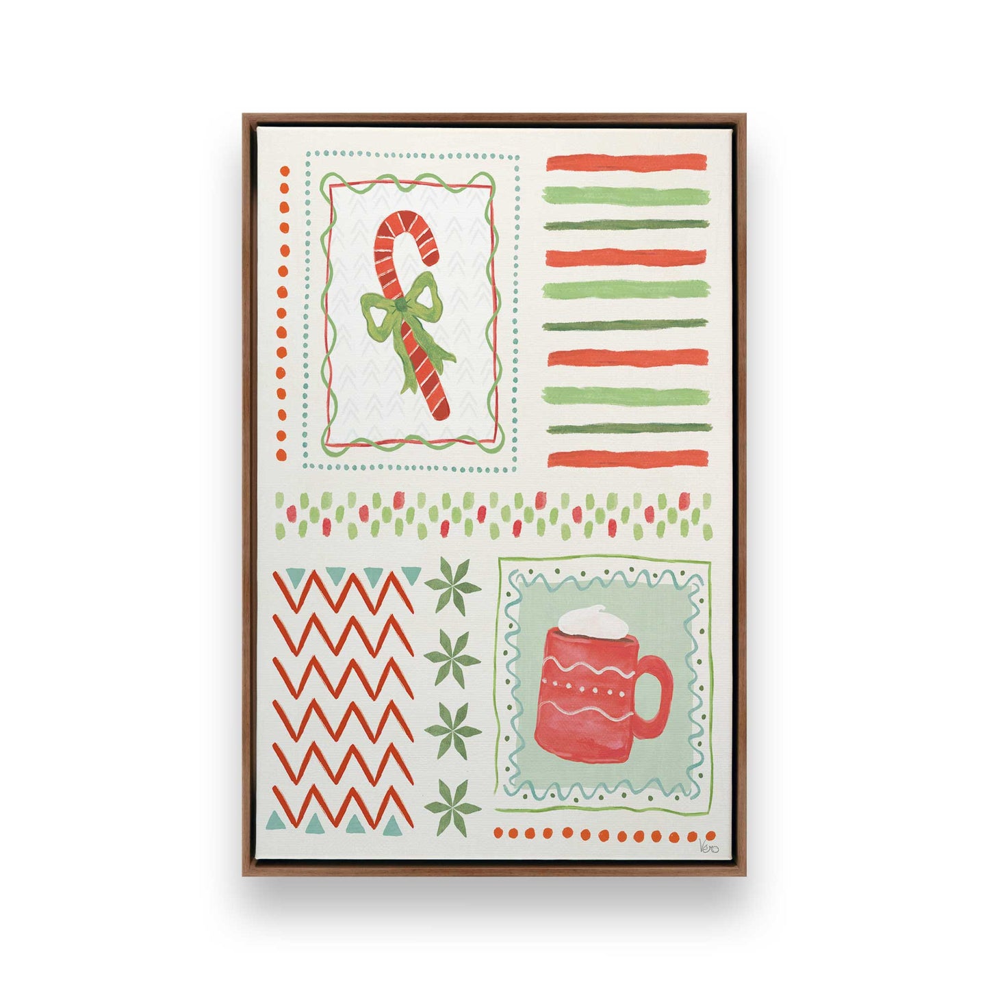 [Color:Walnut], Picture of art in a Walnut frame