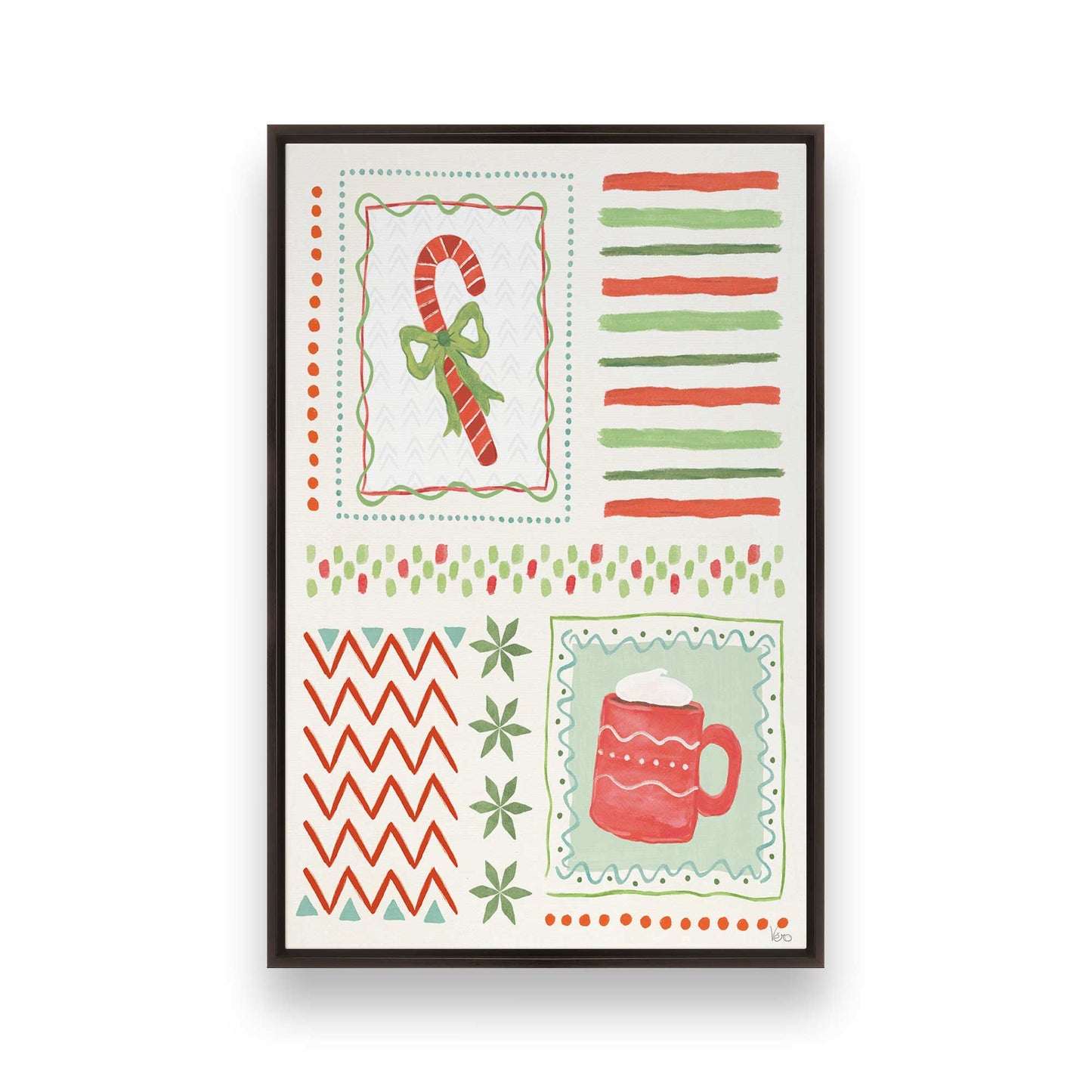 [Color:Espresso], Picture of art in a Espresso frame