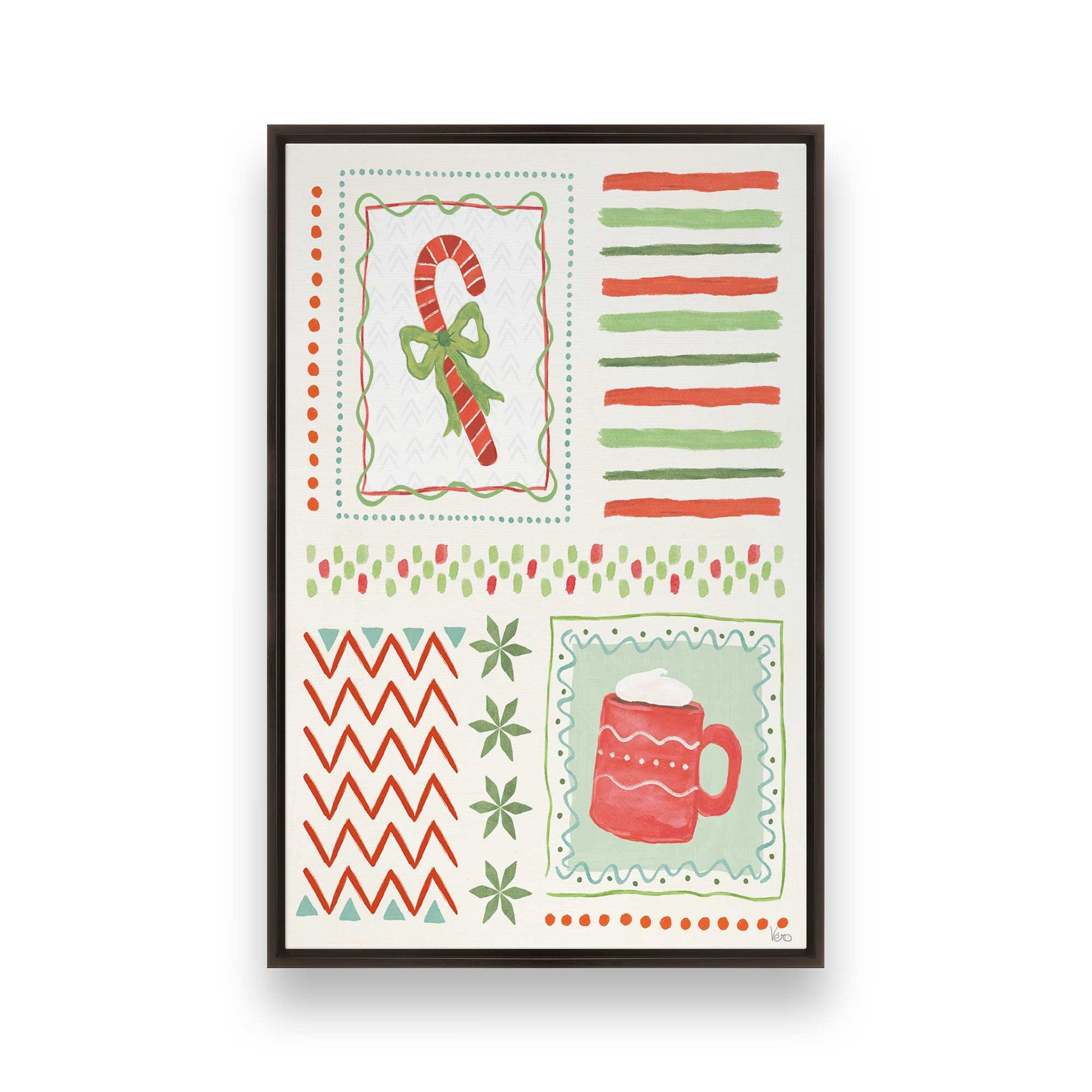 [Color:Espresso], Picture of art in a Espresso frame