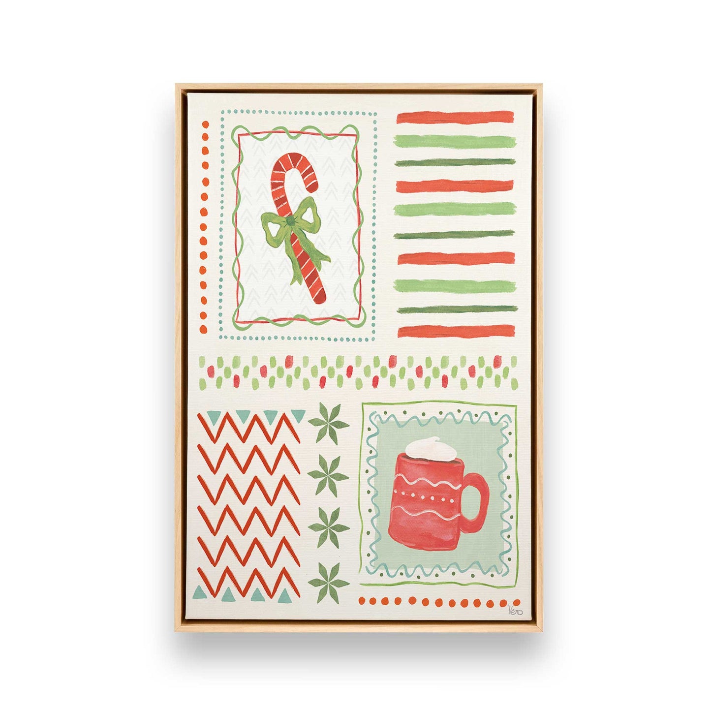 [Color:American Maple], Picture of art in a American Maple frame