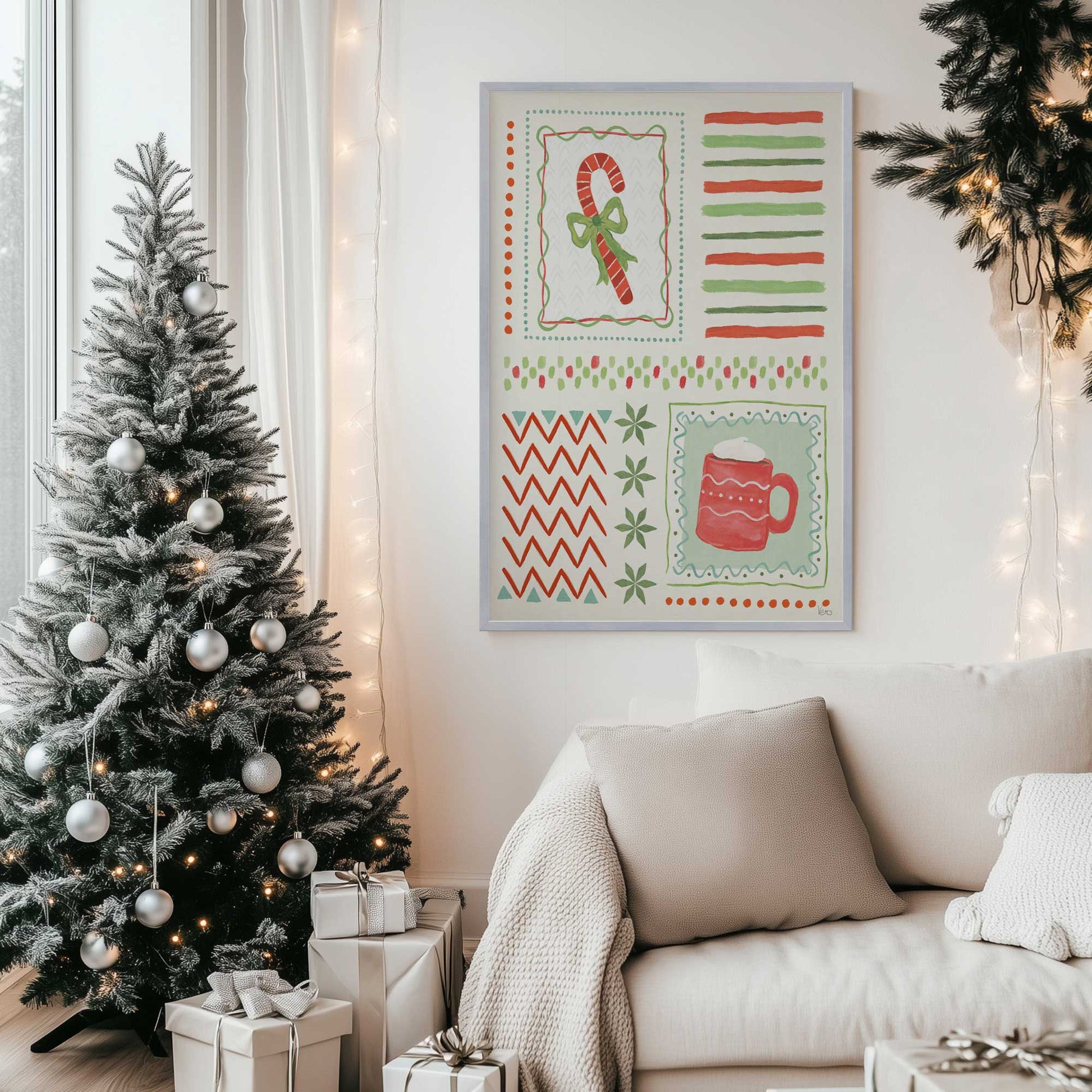 Picture of art in a room