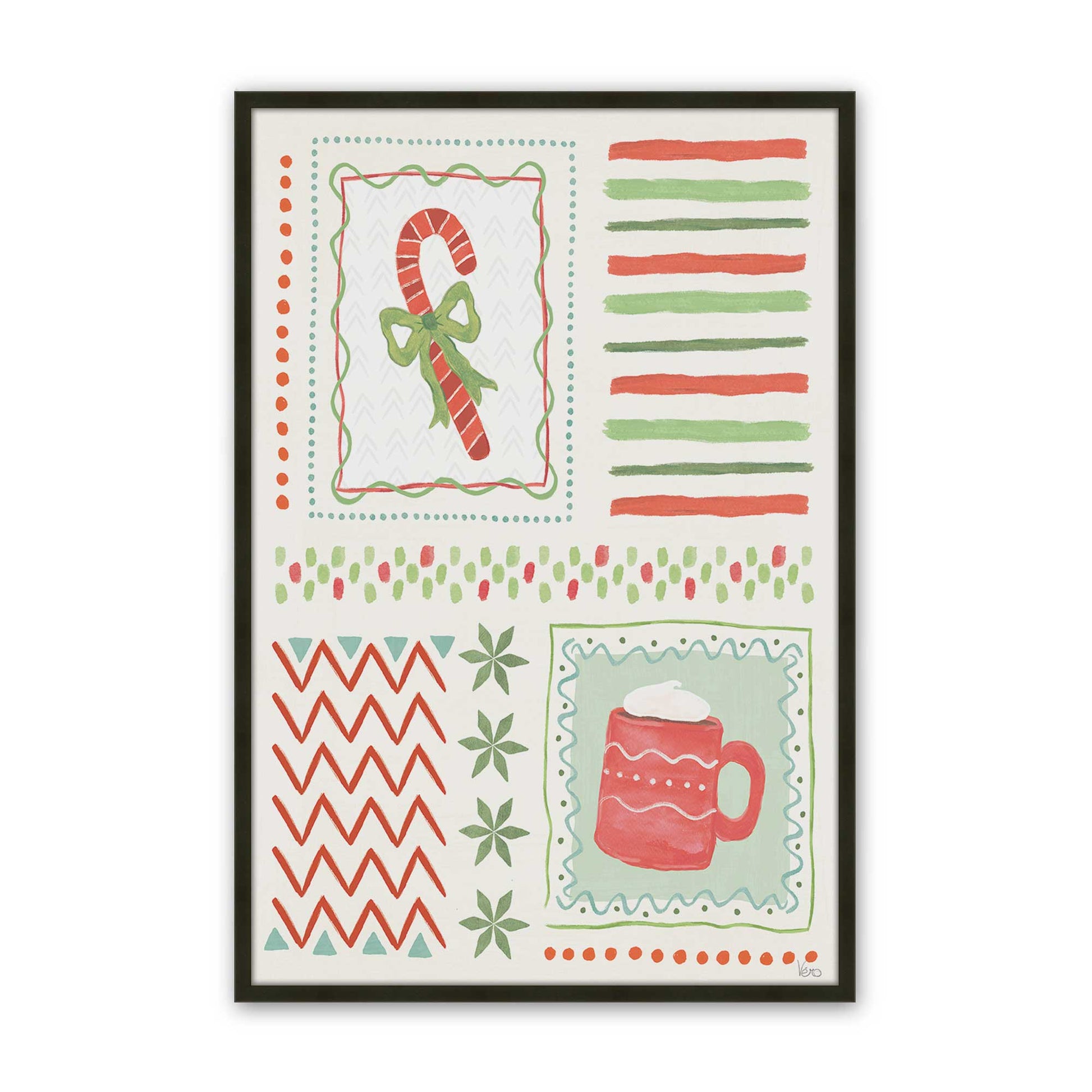 [Color:Satin Black], Picture of art in a Satin Black frame