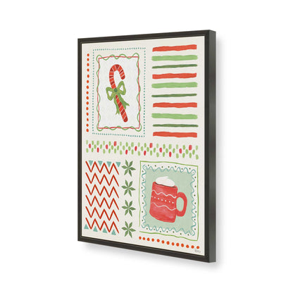 [Color:Satin Black], Picture of art in a Satin Black frame of the corner