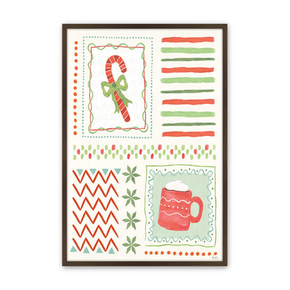 [Color:Brown], Picture of art in a Brown frame