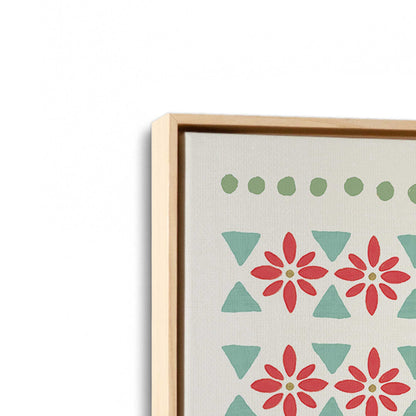 [Color:American Maple], Picture of art in a American Maple frame at an angle