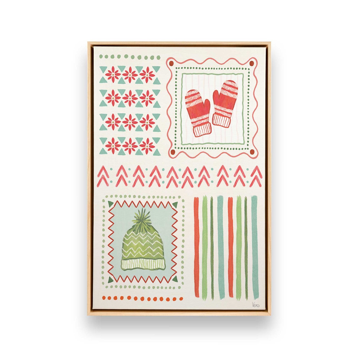 [Color:American Maple], Picture of art in a American Maple frame