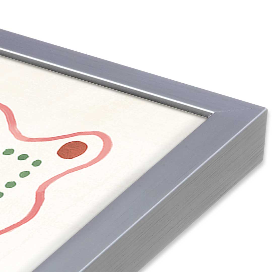 [Color:Polished Chrome], Picture of art in a Polished Chrome frame at an angle